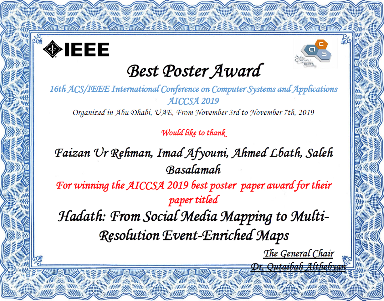 Best Paper Award